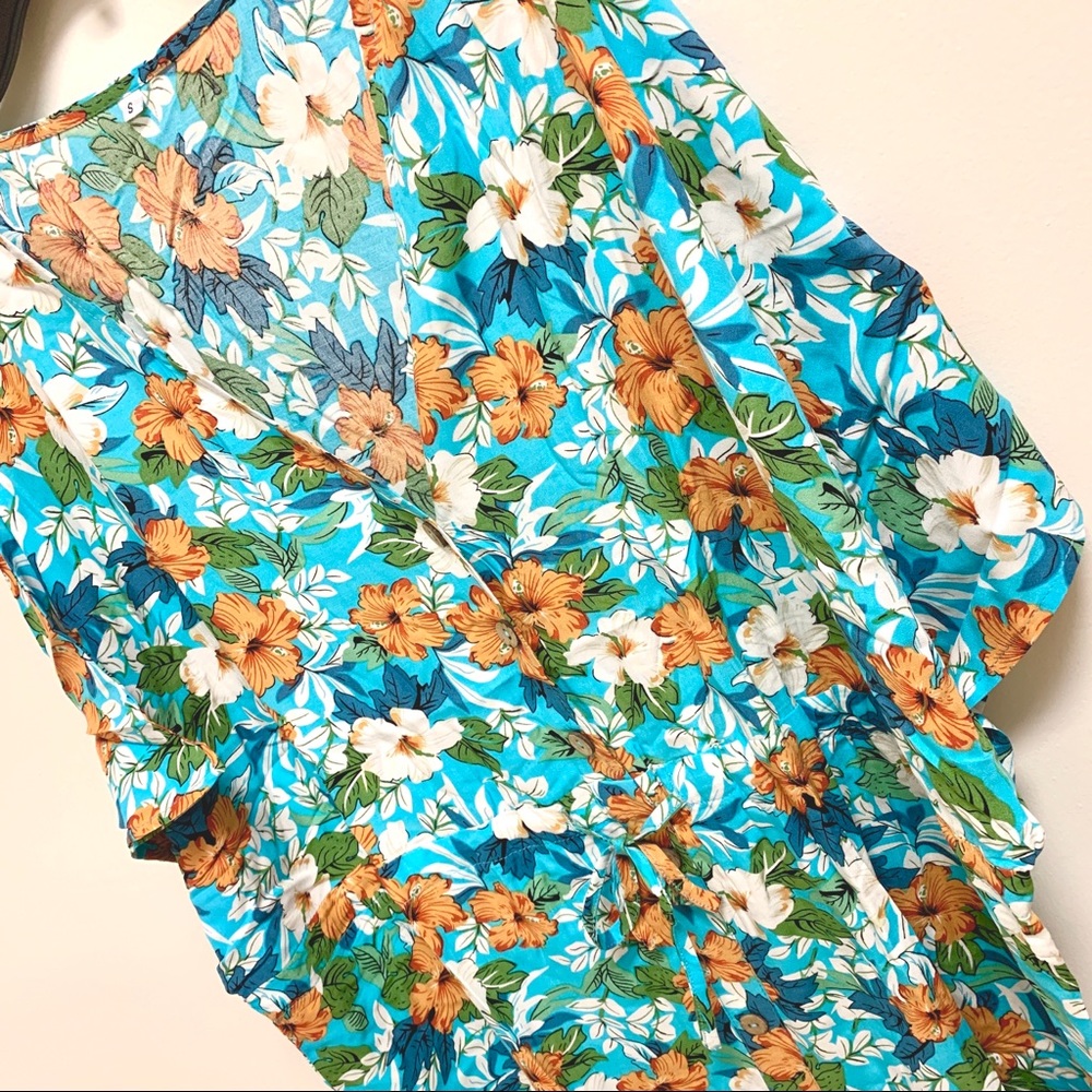 ♦️Floral LaceTieWaist Ruffled Dress Light - Picture 7 of 7